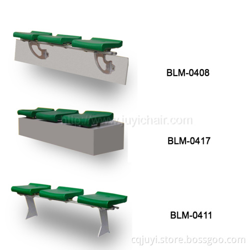 BLM-0417 Factory Price Lightweight Stadium Chair Plastic Stadium Chair Without Armrest